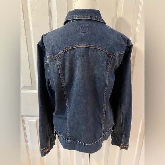 GAP Dark Wash Classic Jean/Denim  Jacket Size XL - Picture 3 of 7